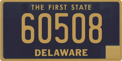 DE license plate 60508