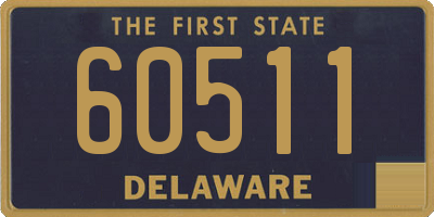 DE license plate 60511