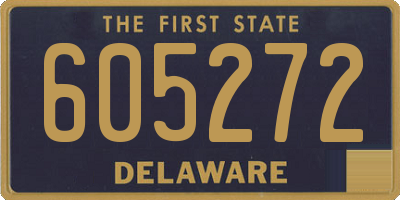 DE license plate 605272