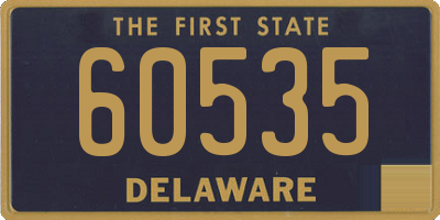 DE license plate 60535