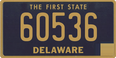 DE license plate 60536