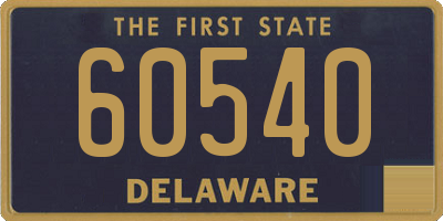 DE license plate 60540