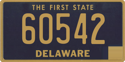DE license plate 60542