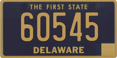 DE license plate 60545