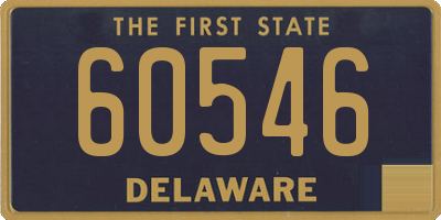 DE license plate 60546