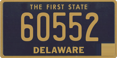 DE license plate 60552