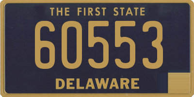 DE license plate 60553