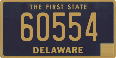 DE license plate 60554