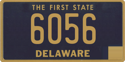 DE license plate 6056