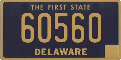 DE license plate 60560