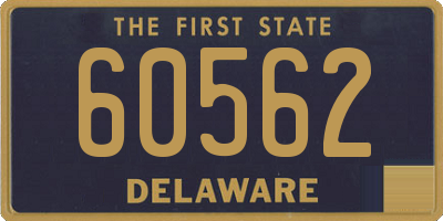 DE license plate 60562