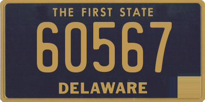 DE license plate 60567