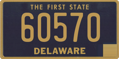 DE license plate 60570