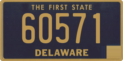 DE license plate 60571