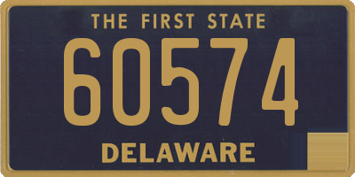 DE license plate 60574