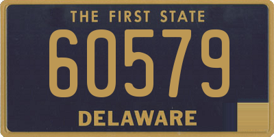 DE license plate 60579