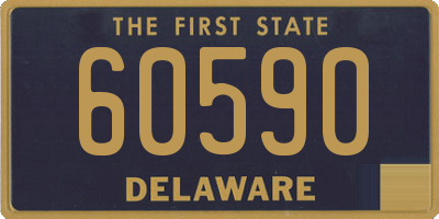 DE license plate 60590
