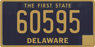 DE license plate 60595
