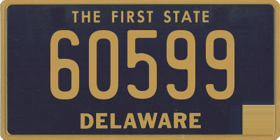 DE license plate 60599