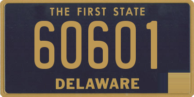 DE license plate 60601