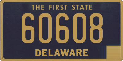 DE license plate 60608