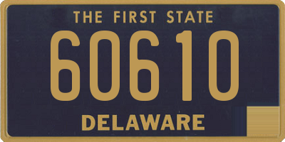 DE license plate 60610