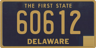 DE license plate 60612