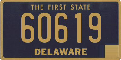 DE license plate 60619