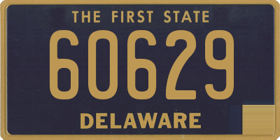 DE license plate 60629