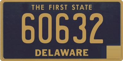 DE license plate 60632