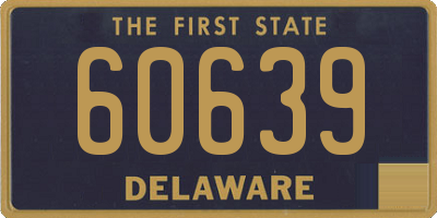 DE license plate 60639