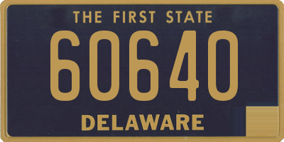 DE license plate 60640