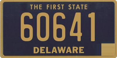 DE license plate 60641