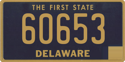 DE license plate 60653