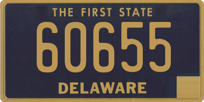 DE license plate 60655