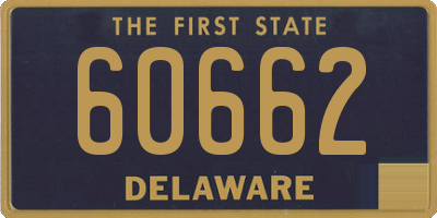 DE license plate 60662