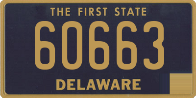 DE license plate 60663