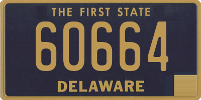 DE license plate 60664
