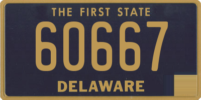 DE license plate 60667