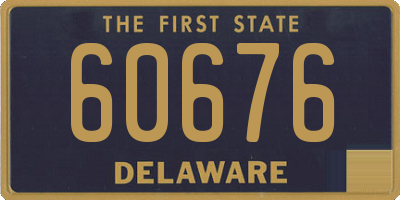 DE license plate 60676