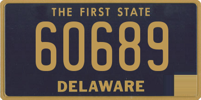 DE license plate 60689