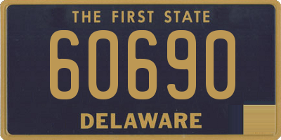 DE license plate 60690