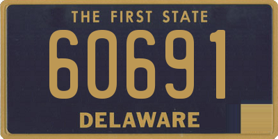 DE license plate 60691