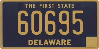 DE license plate 60695