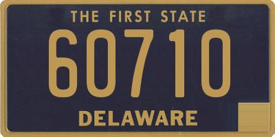 DE license plate 60710