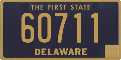 DE license plate 60711
