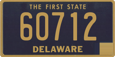 DE license plate 60712
