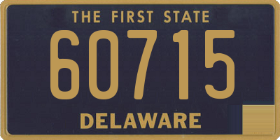 DE license plate 60715