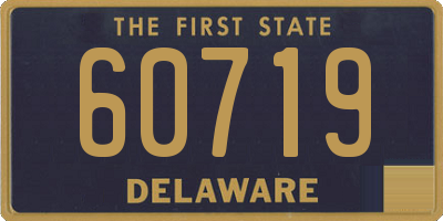 DE license plate 60719