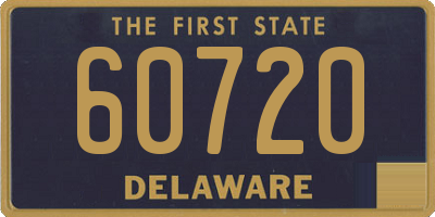 DE license plate 60720